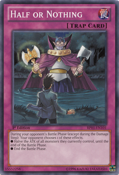 Half or Nothing [BP01-EN101] Common Yu-Gi-Oh!