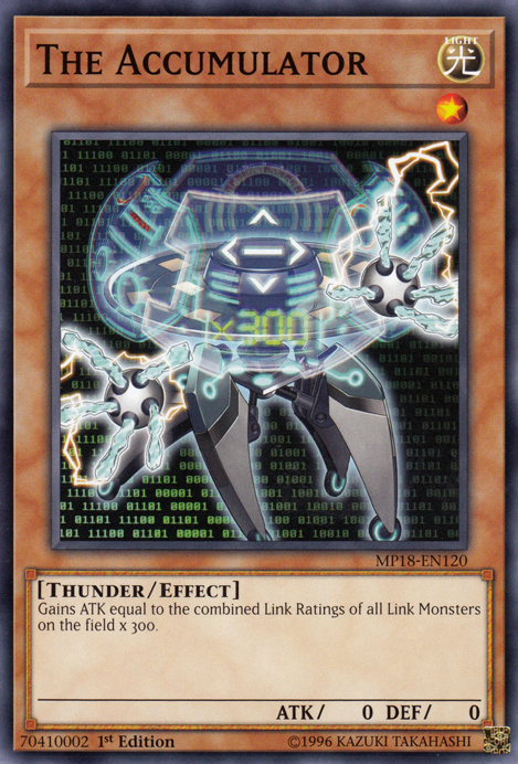 The Accumulator [MP18-EN120] Common Yu-Gi-Oh!
