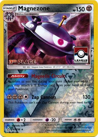 Magnezone (83/156) (League Promo 3rd Place) [Sun & Moon: Ultra Prism] Pokémon