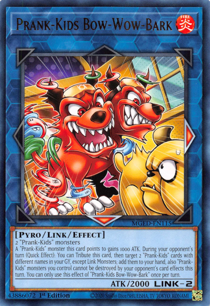 Prank-Kids Bow-Wow-Bark [MGED-EN115] Rare Yu-Gi-Oh!
