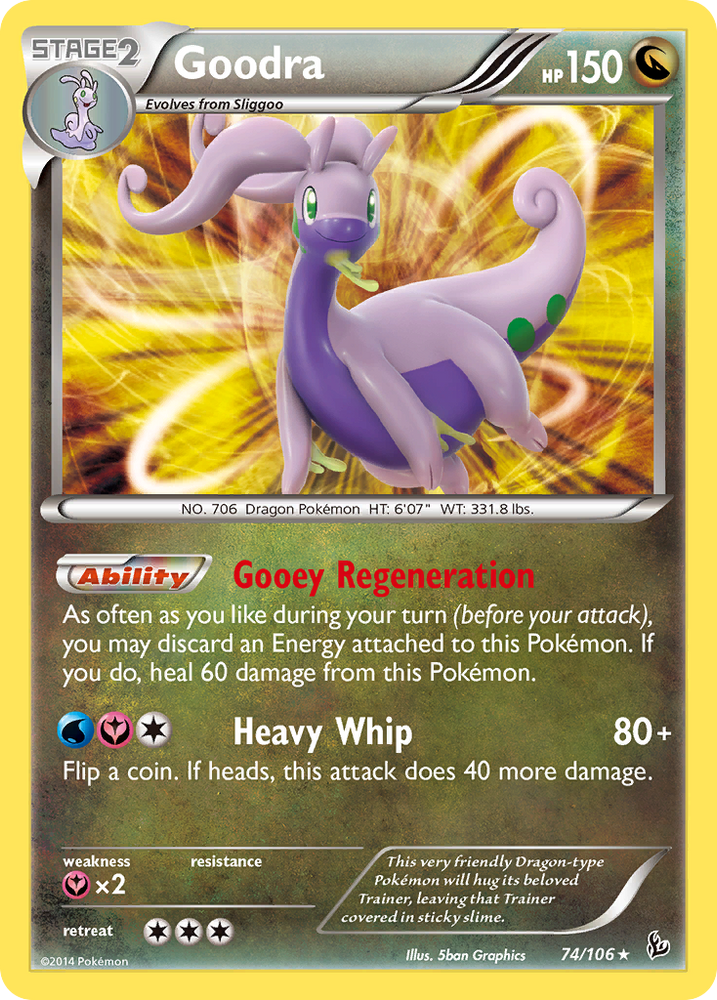 Goodra (74/106) [XY: Flashfire] Pokémon