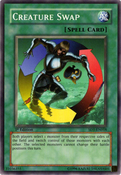Creature Swap [SD1-EN018] Common Yu-Gi-Oh!