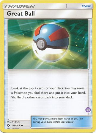 Great Ball (119/149) (Deck Exclusive #21) [Sun & Moon: Trainer Kit - Alolan Sandslash] Pokémon