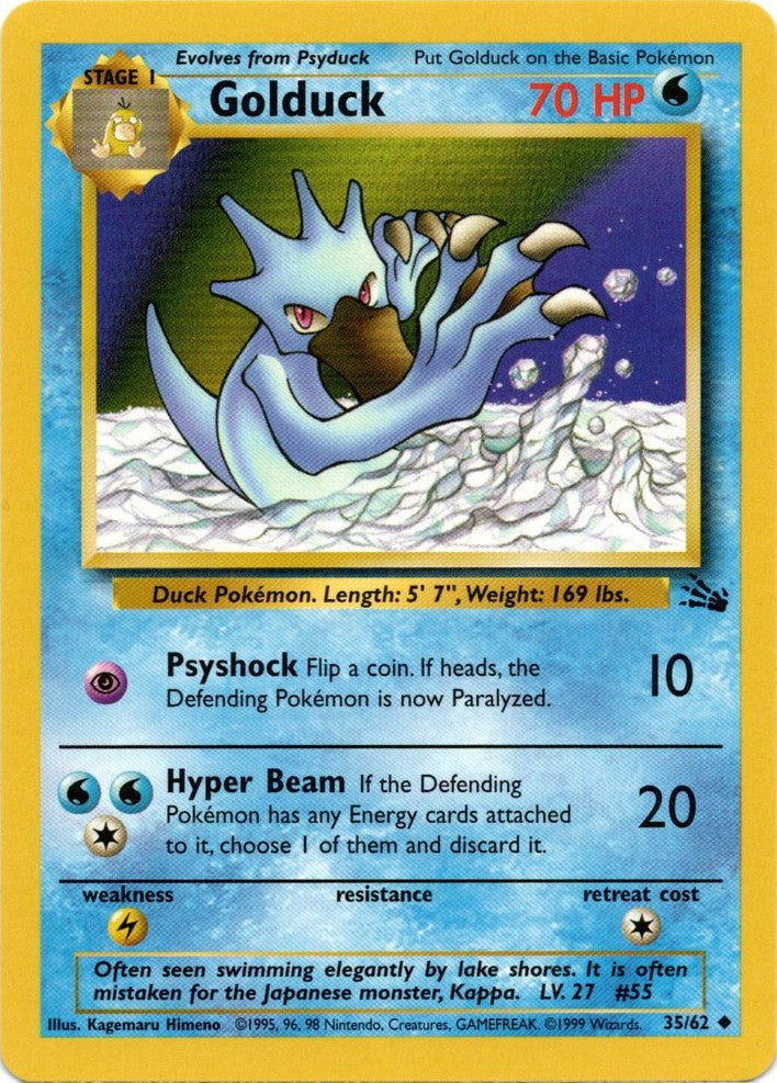 Golduck (35/62) [Fossil Unlimited] Pokémon