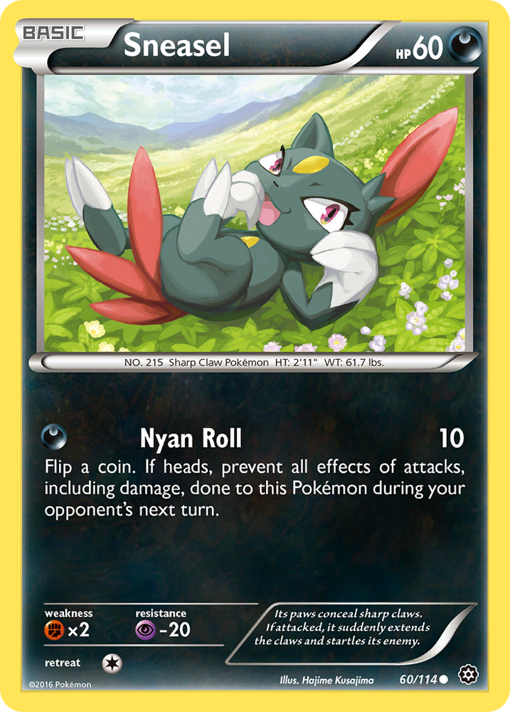 Sneasel (60/114) [XY: Steam Siege] Pokémon