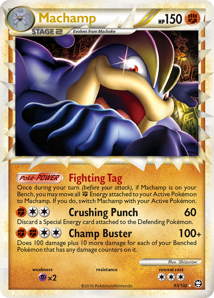 Machamp (95/102) [HeartGold & SoulSilver: Triumphant] Pokémon