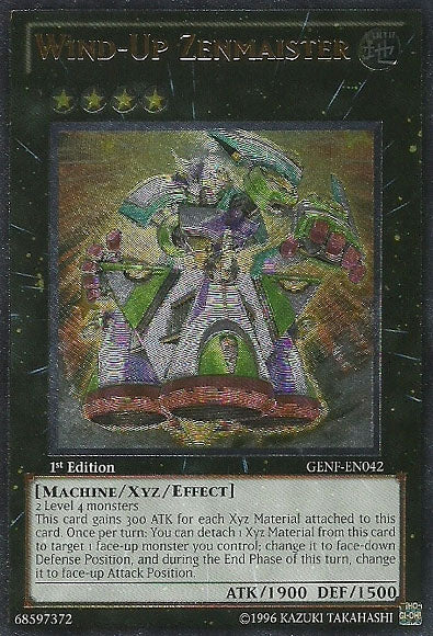 Wind-Up Zenmaister [GENF-EN042] Ultimate Rare Yu-Gi-Oh!