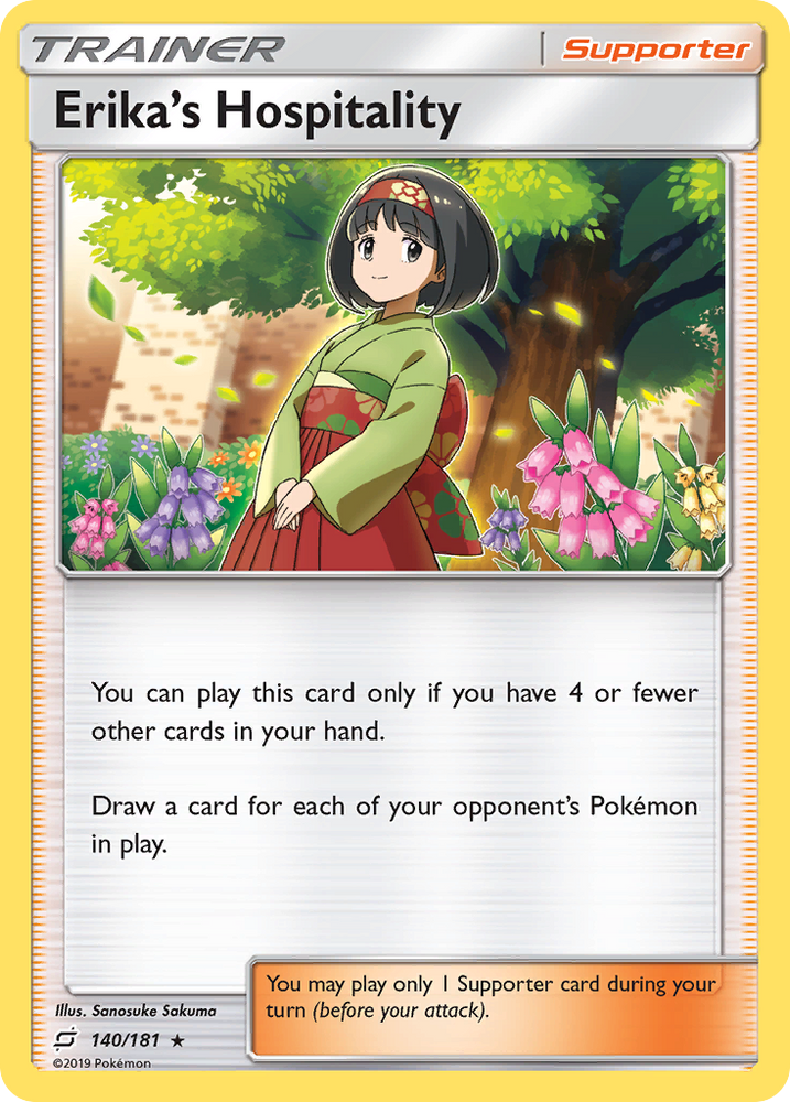 Erika's Hospitality (140/181) [Sun & Moon: Team Up] Pokémon