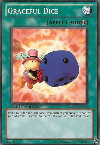 Graceful Dice [GLD4-EN037] Common Yu-Gi-Oh!