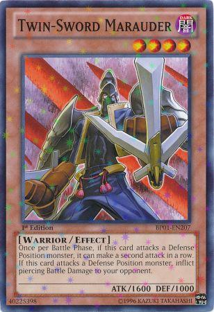 Twin-Sword Marauder [BP01-EN207] Starfoil Rare Yu-Gi-Oh!