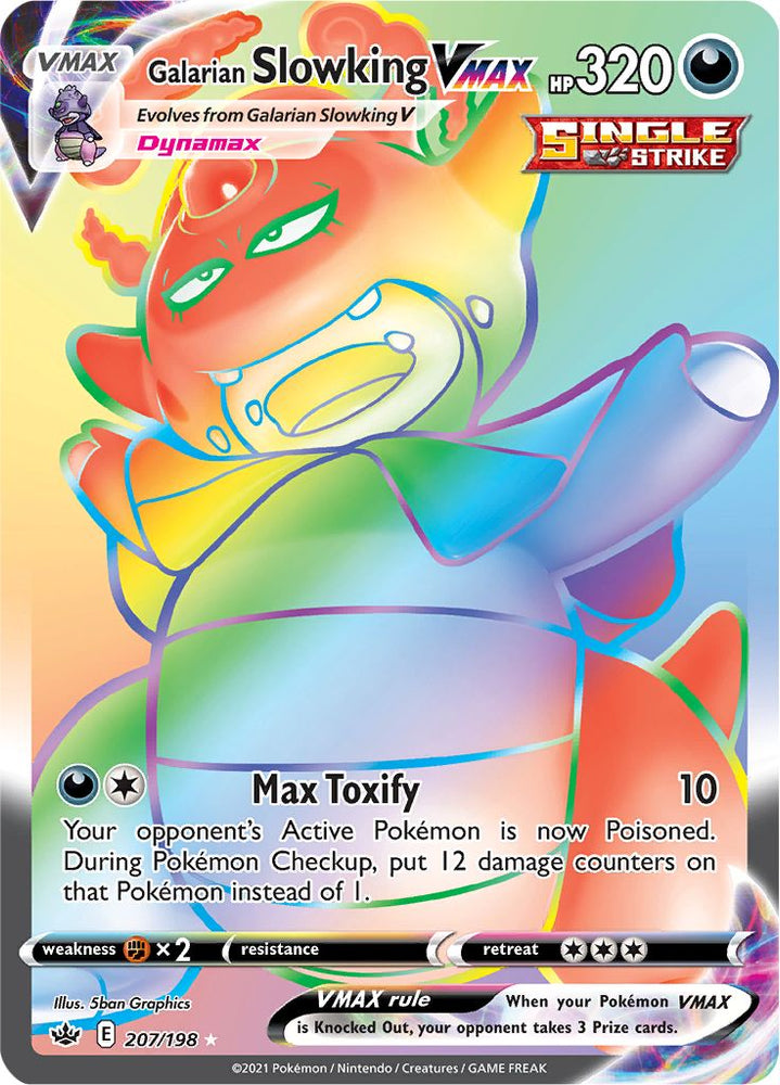 Galarian Slowking VMAX (207/198) [Sword & Shield: Chilling Reign] Pokémon