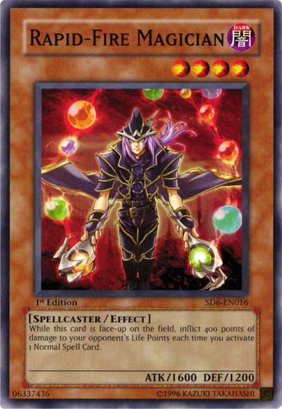 Rapid-Fire Magician [SD6-EN016] Common Yu-Gi-Oh!