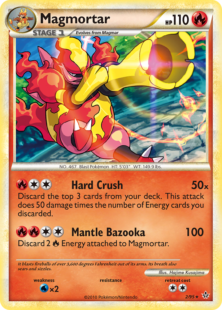 Magmortar (2/95) [HeartGold & SoulSilver: Unleashed] Pokémon