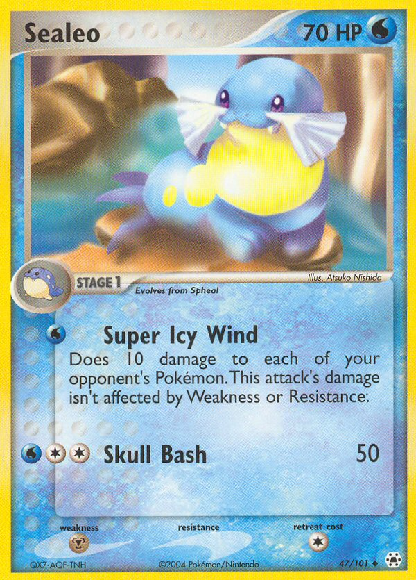 Sealeo (47/101) [EX: Hidden Legends] Pokémon