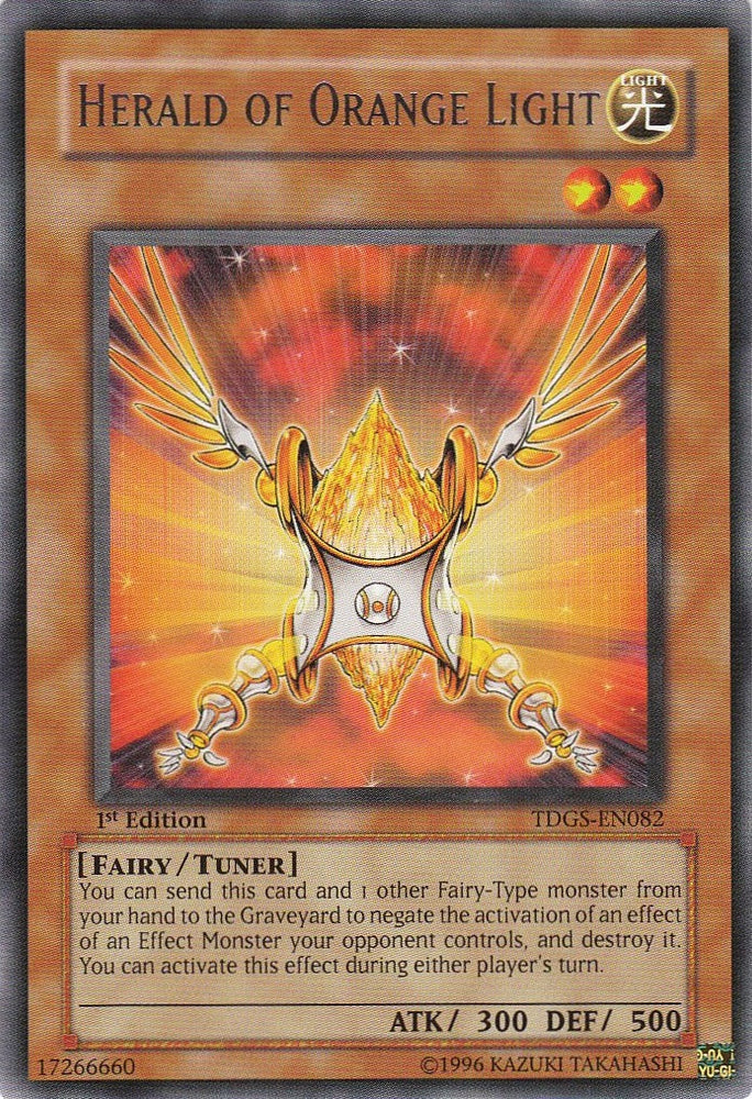 Herald of Orange Light [TDGS-EN082] Rare Yu-Gi-Oh!