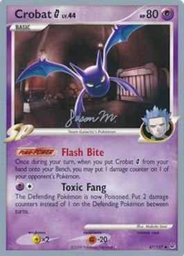 Crobat G LV.44 (47/127) (Queengar - Jason Martinez) [World Championships 2009] Pokémon