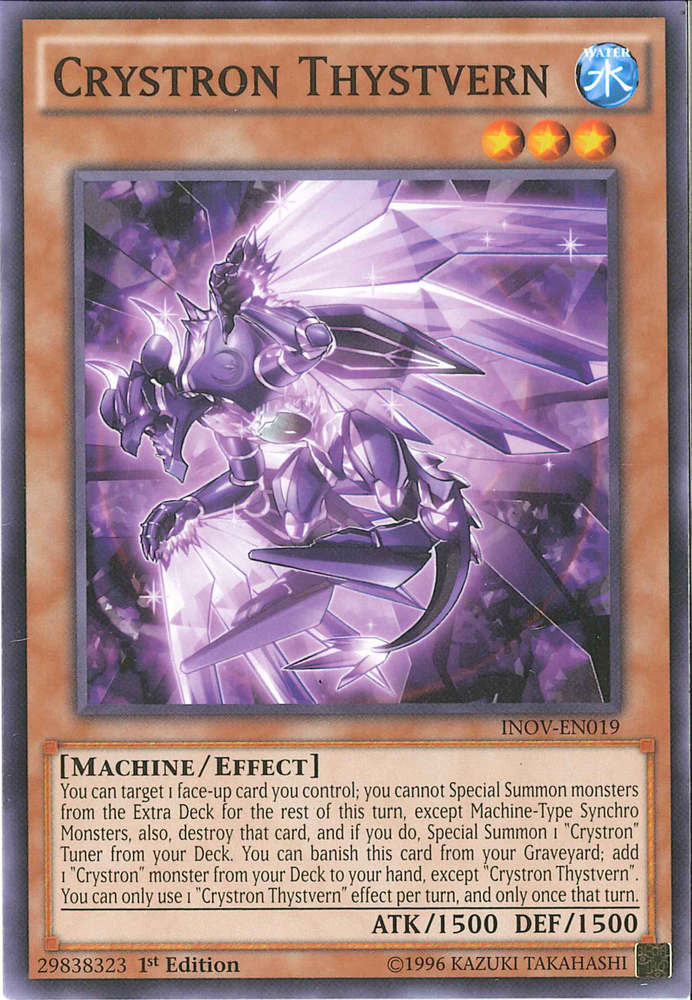 Crystron Thystvern [INOV-EN019] Common Yu-Gi-Oh!