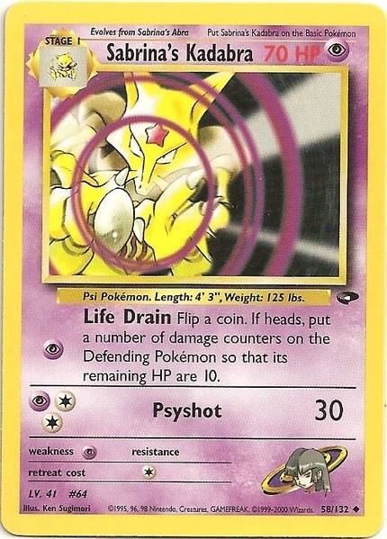 Sabrina's Kadabra (58/132) [Gym Challenge Unlimited] Pokémon