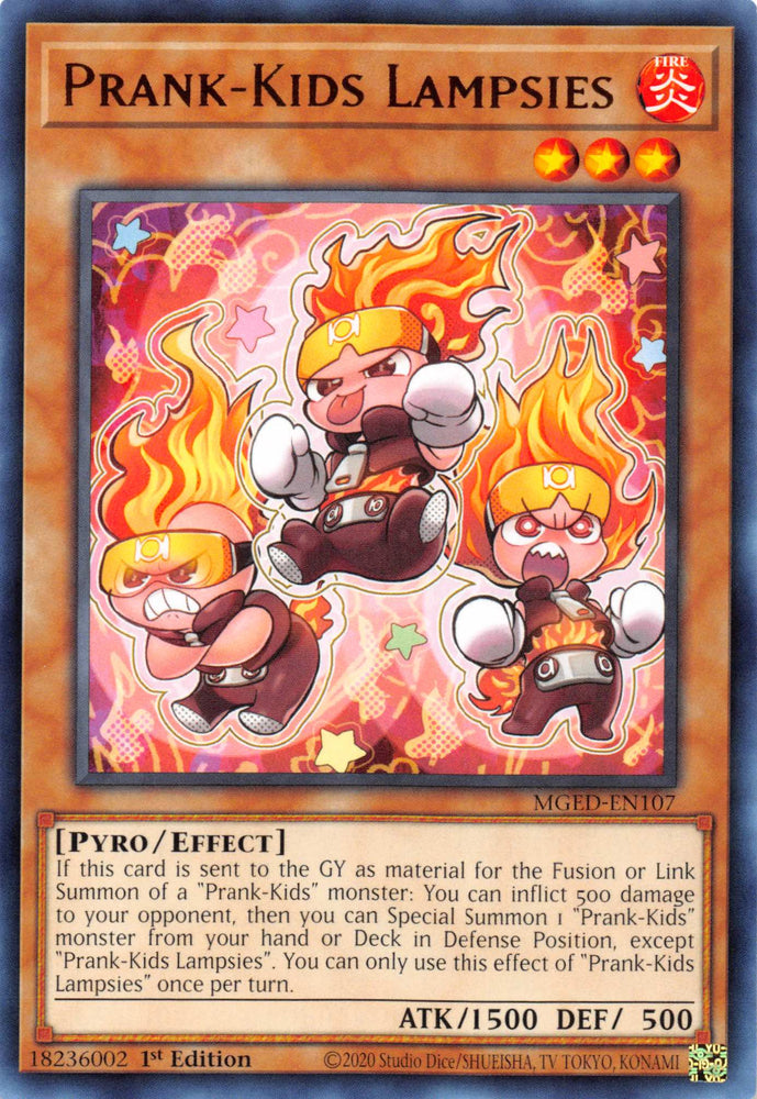 Prank-Kids Lampsies [MGED-EN107] Rare Yu-Gi-Oh!