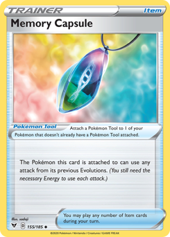 Memory Capsule (155/185) [Sword & Shield: Vivid Voltage] Pokémon