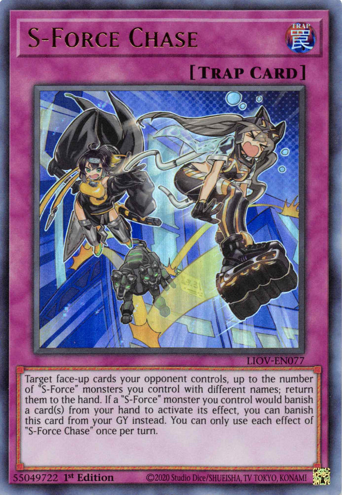 S-Force Chase [LIOV-EN077] Ultra Rare Yu-Gi-Oh!