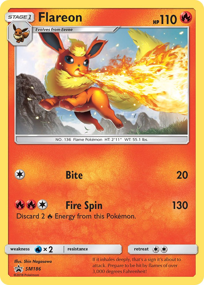 Flareon (SM186) [Sun & Moon: Black Star Promos] Pokémon