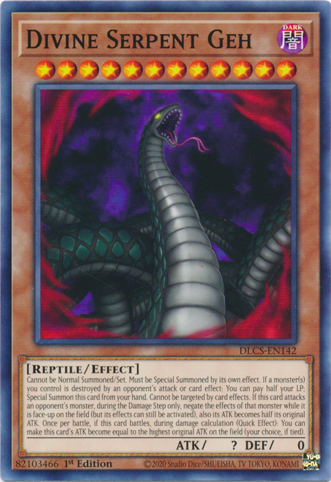 Divine Serpent Geh [DLCS-EN142] Common Yu-Gi-Oh!