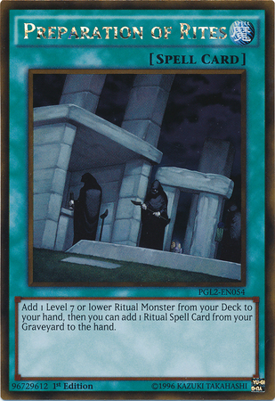 Preparation of Rites [PGL2-EN054] Gold Rare Yu-Gi-Oh!
