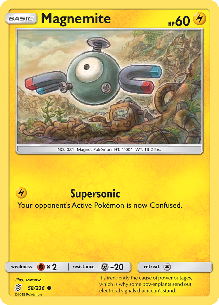 Magnemite (58/236) [Sun & Moon: Unified Minds] Pokémon