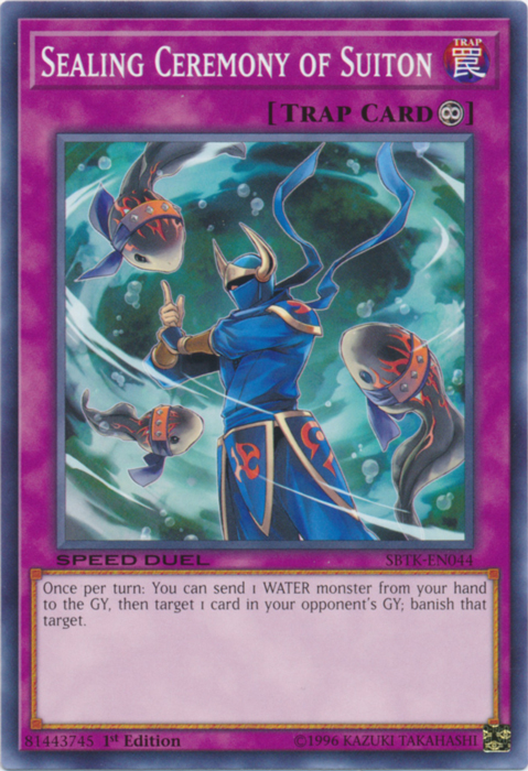 Sealing Ceremony of Suiton [SBTK-EN044] Common Yu-Gi-Oh!