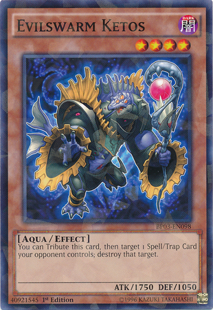 Evilswarm Ketos [BP03-EN098] Shatterfoil Rare Yu-Gi-Oh!