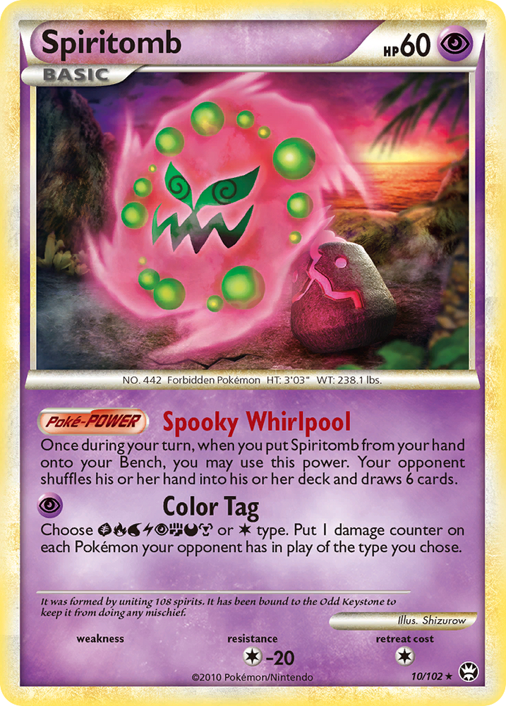 Spiritomb (10/102) [HeartGold & SoulSilver: Triumphant] Pokémon