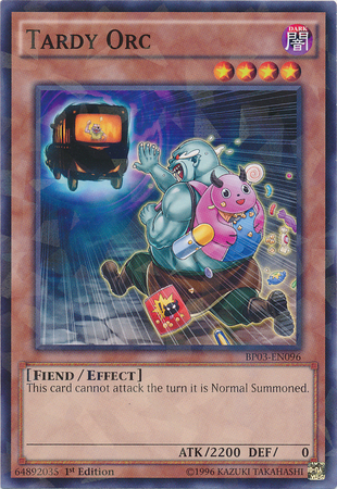 Tardy Orc [BP03-EN096] Shatterfoil Rare Yu-Gi-Oh!