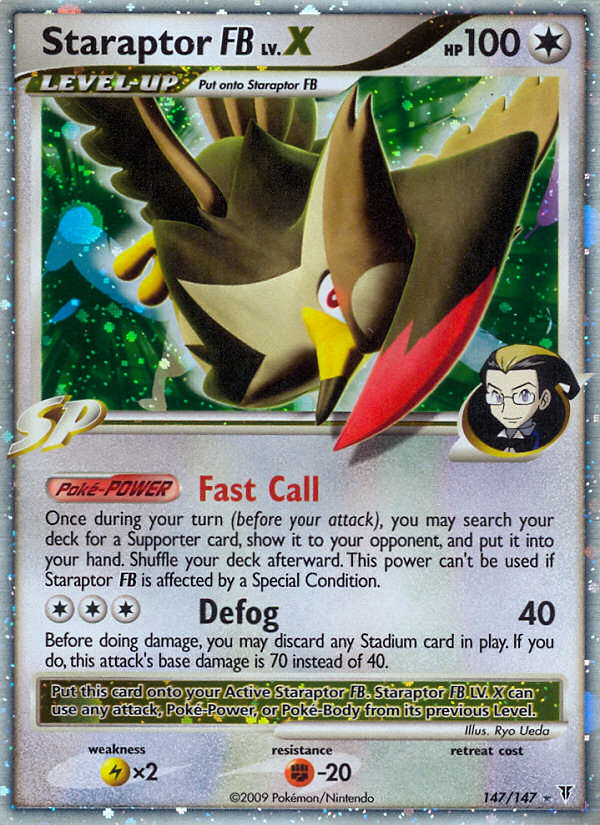 Staraptor FB LV.X (147/147) [Platinum: Supreme Victors] Pokémon