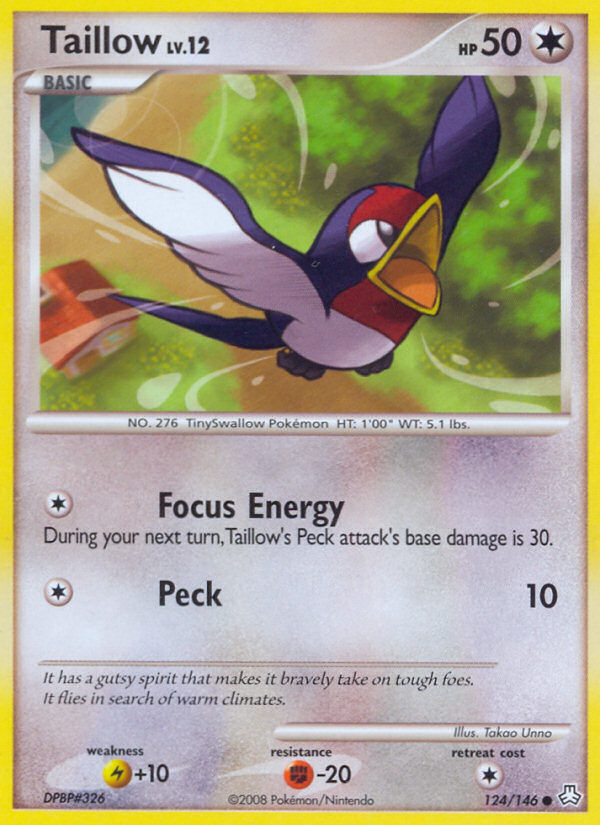 Taillow (124/146) [Diamond & Pearl: Legends Awakened] Pokémon