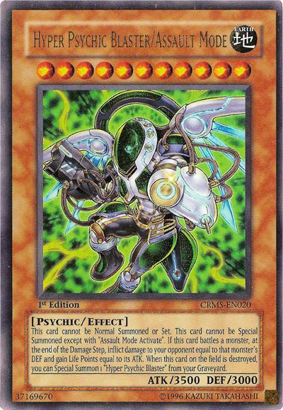 Hyper Psychic Blaster/Assault Mode [CRMS-EN020] Ultra Rare Yu-Gi-Oh!