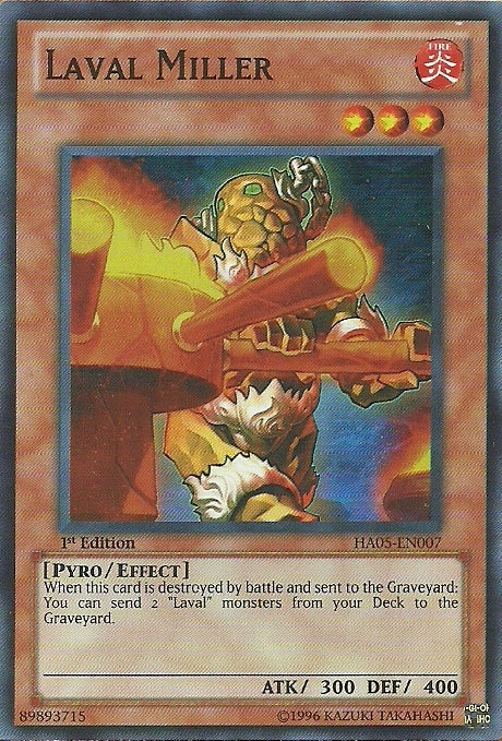 Laval Miller [HA05-EN007] Super Rare Yu-Gi-Oh!