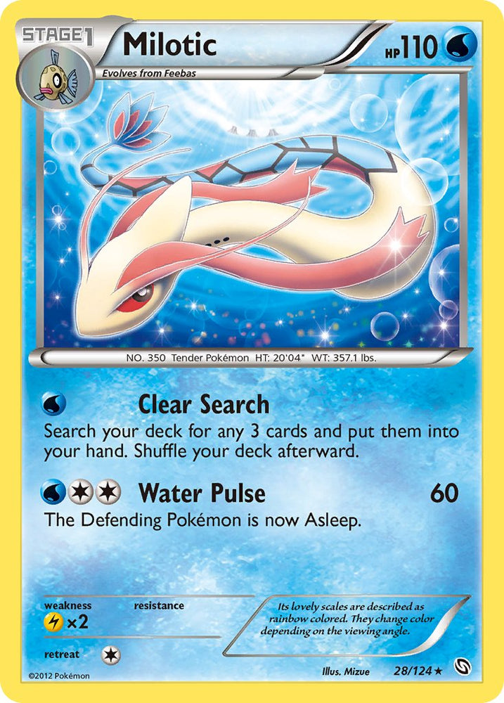 Milotic (28/124) (Theme Deck Exclusive) [Black & White: Dragons Exalted] Pokémon