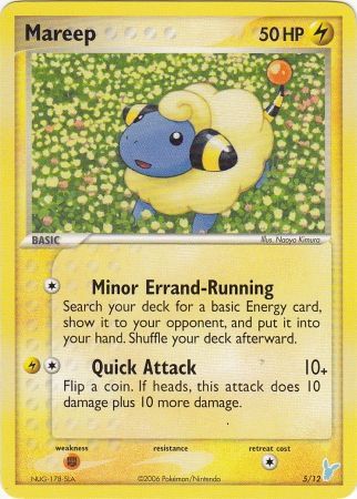 Mareep (5/12) [EX: Trainer Kit 2 - Minun] Pokémon