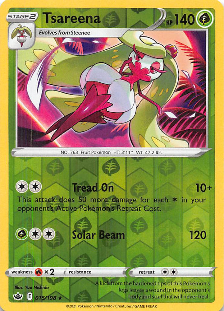 Tsareena (015/198) [Sword & Shield: Chilling Reign] Pokémon