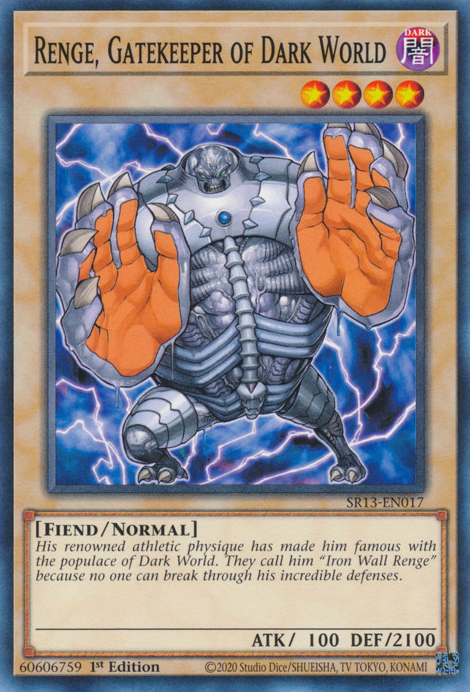 Renge, Gatekeeper of Dark World [SR13-EN017] Common Yu-Gi-Oh!