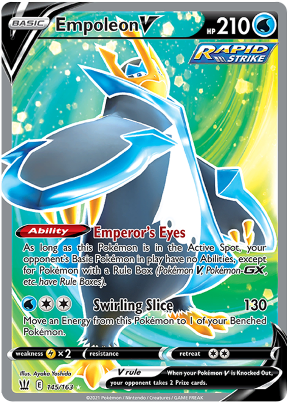 Empoleon V (145/163) [Sword & Shield: Battle Styles] Pokémon