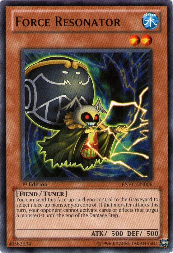 Force Resonator [EXVC-EN006] Common Yu-Gi-Oh!