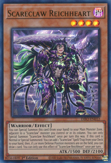 Scareclaw Reichheart [DIFO-EN012] Ultra Rare Yu-Gi-Oh!