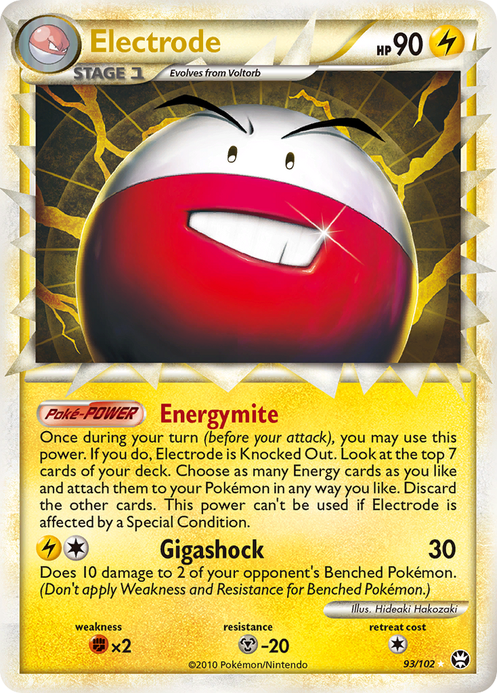 Electrode (93/102) [HeartGold & SoulSilver: Triumphant] Pokémon