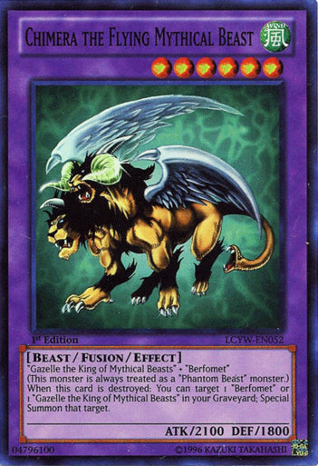 Chimera the Flying Mythical Beast [LCYW-EN052] Super Rare Yu-Gi-Oh!