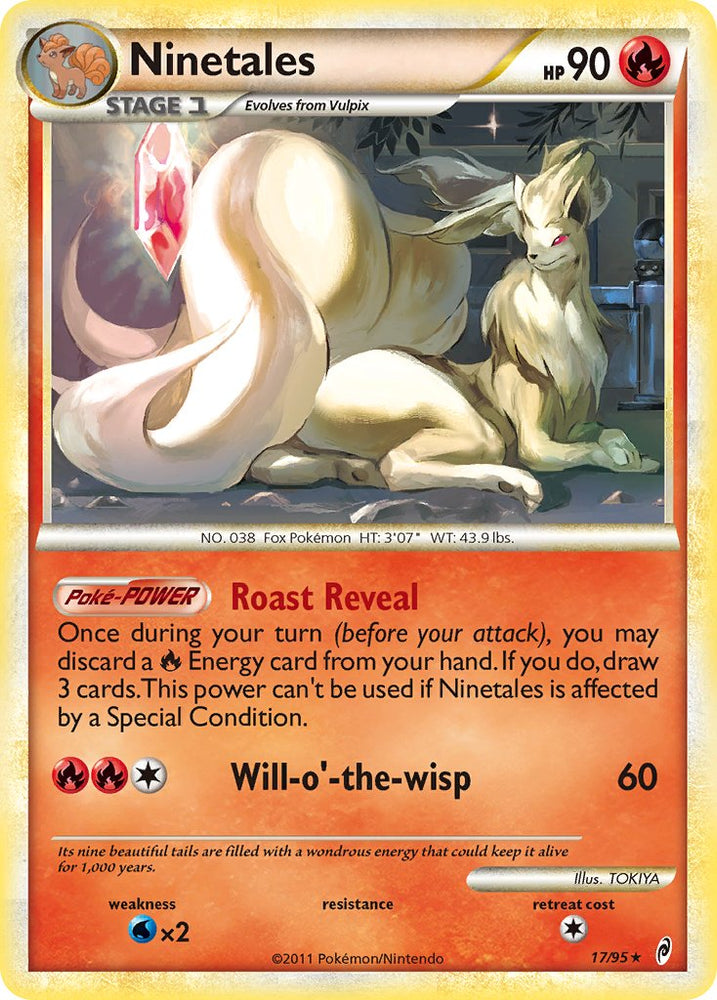 Ninetales (17/95) (Theme Deck Exclusive) [HeartGold & SoulSilver: Call of Legends] Pokémon