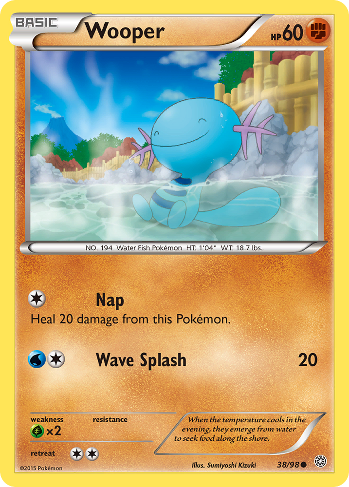 Wooper (38/98) [XY: Ancient Origins] Pokémon