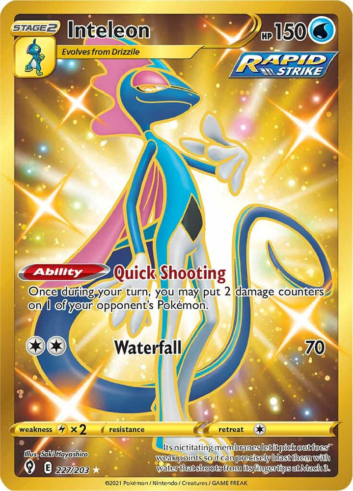 Inteleon (227/203) [Sword & Shield: Evolving Skies] Pokémon