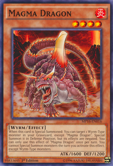 Magma Dragon [MP16-EN016] Common Yu-Gi-Oh!